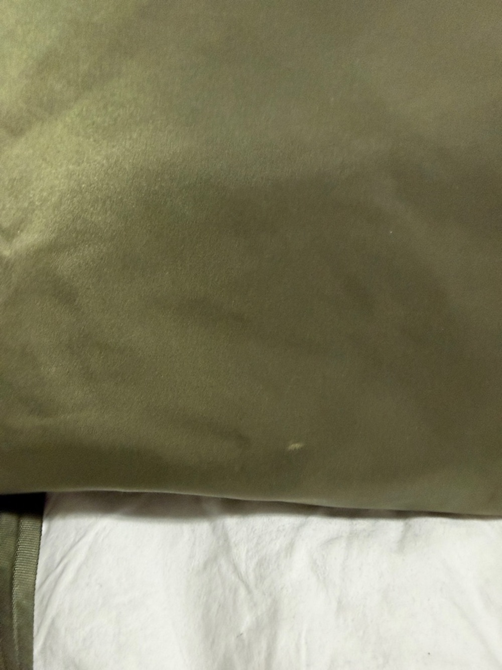 Longchamp Le Pliage Olive Nylon Tote with Leather Trim and Detachable Strap - Picture 5 of 9